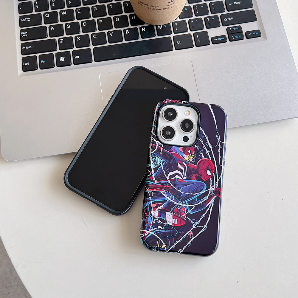 Colorful Printed Shockproof TPU (Soft) Phone Case - iPhone 15 Plus