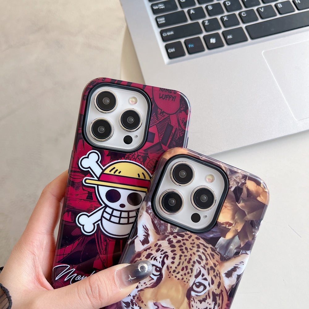 Colorful Printed Shockproof TPU (Soft) Phone Case - iPhone 15 Plus