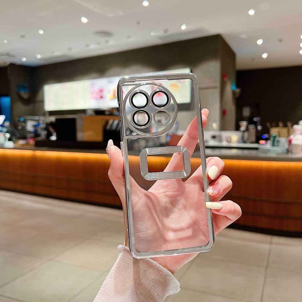 Transparent Chrome Ring Camera Protection Case – Mi Poco M2