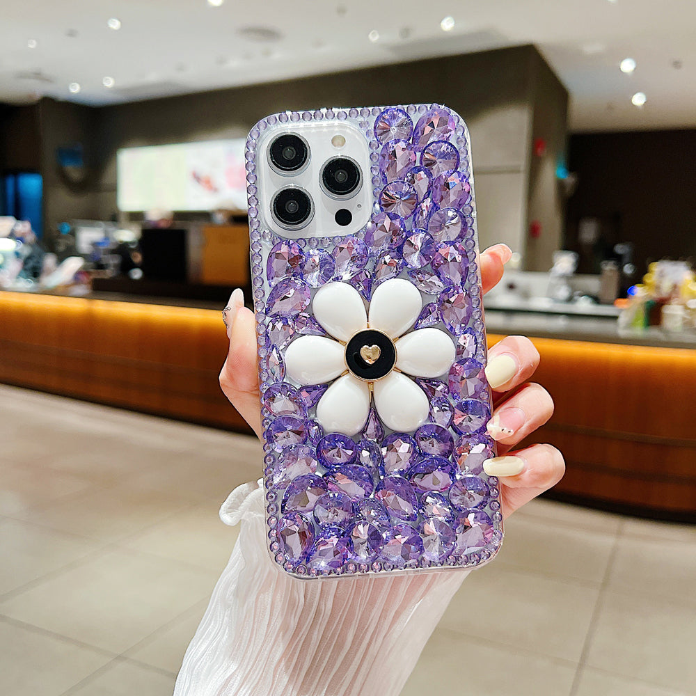 Handmade Flower Decor Glitter Diamond Case - OnePlus 11R