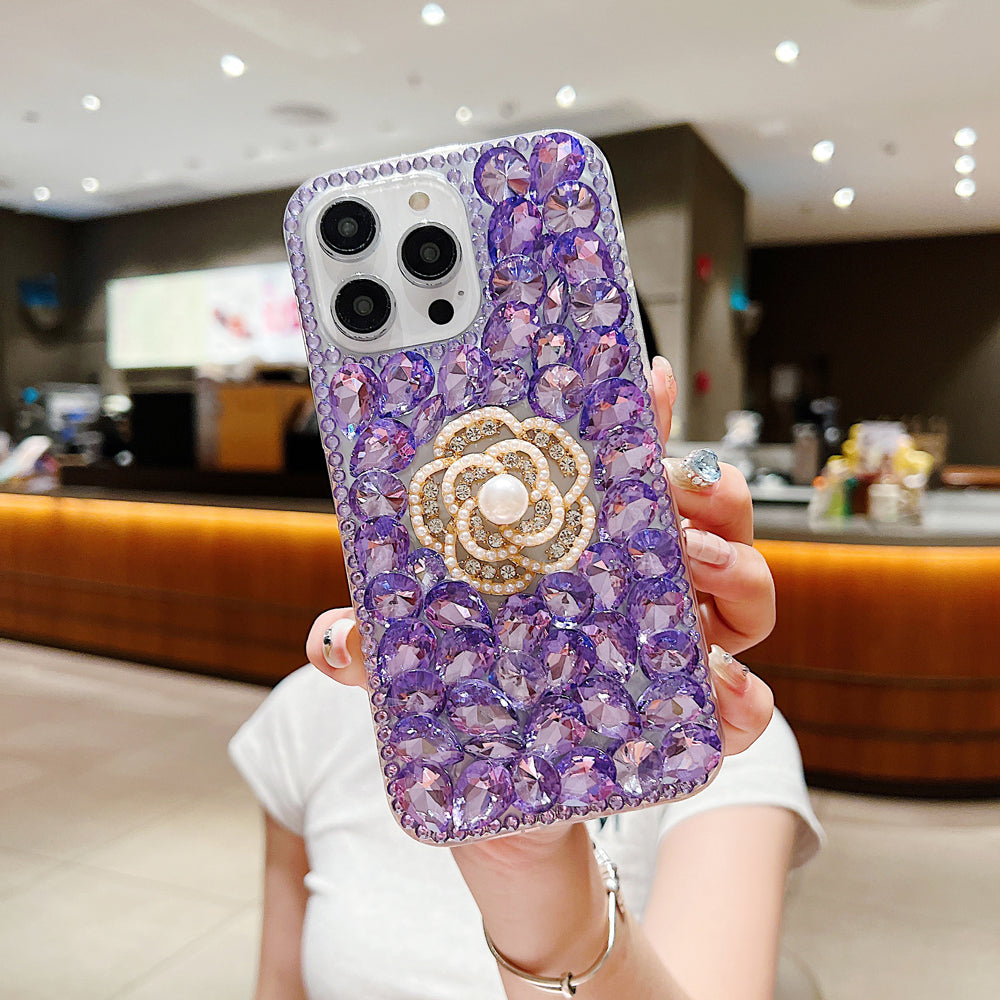 Diamond Flower TPU (Soft) | PC (Hard) Case - Samsung S20FE