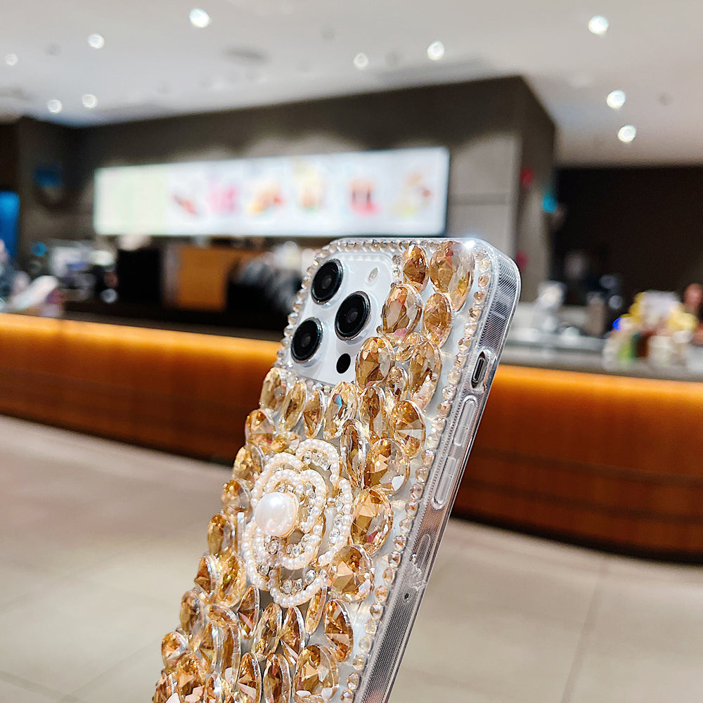 Diamond Flower TPU (Soft) | PC (Hard) Case - iPhone 11