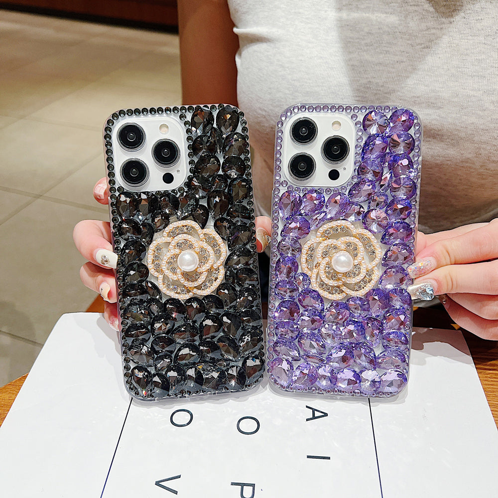 Diamond Flower TPU (Soft) | PC (Hard) Case - Samsung S20FE