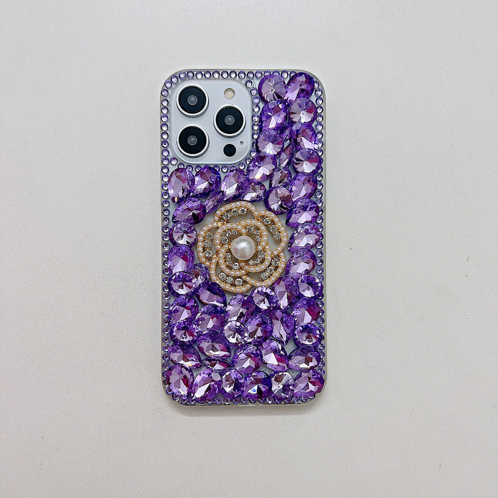 Diamond Flower TPU (Soft) | PC (Hard) Case - Samsung S20FE