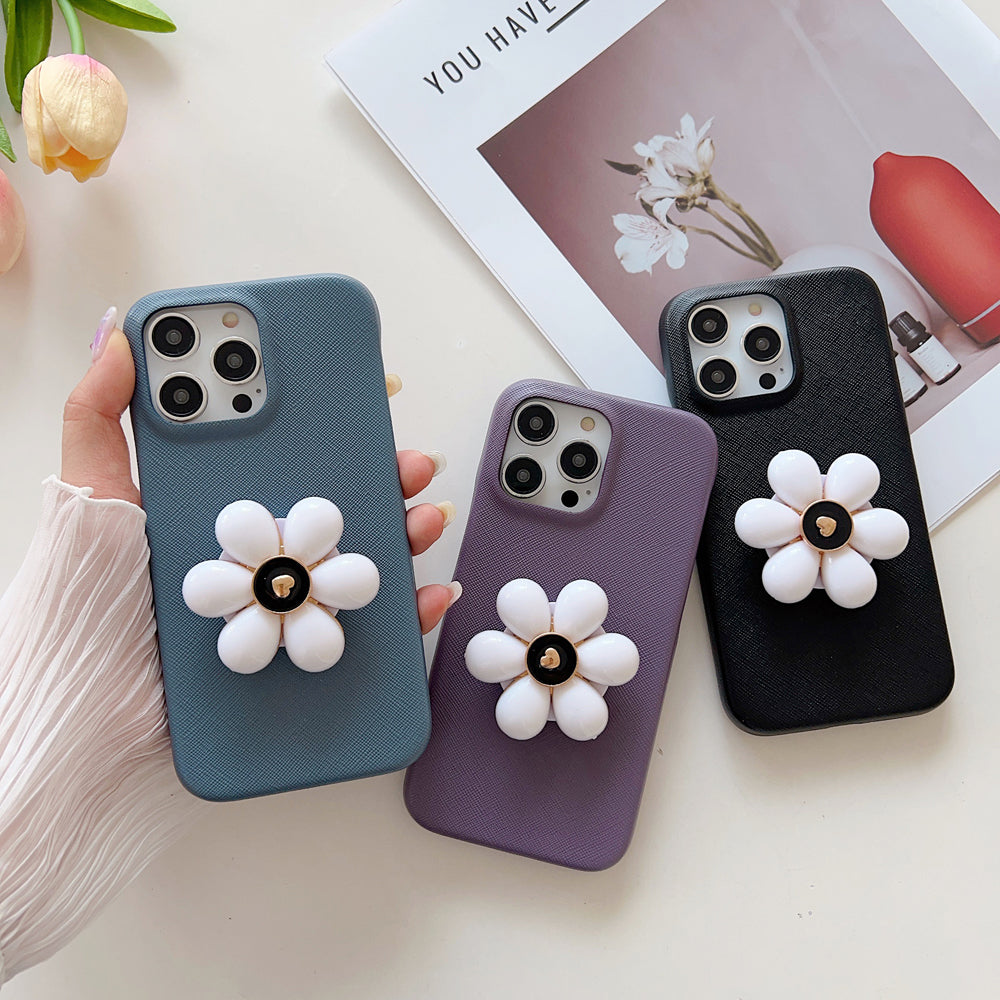 Flower Stand Shockproof PC (Hard) Cover - iPhone 12 Pro Max