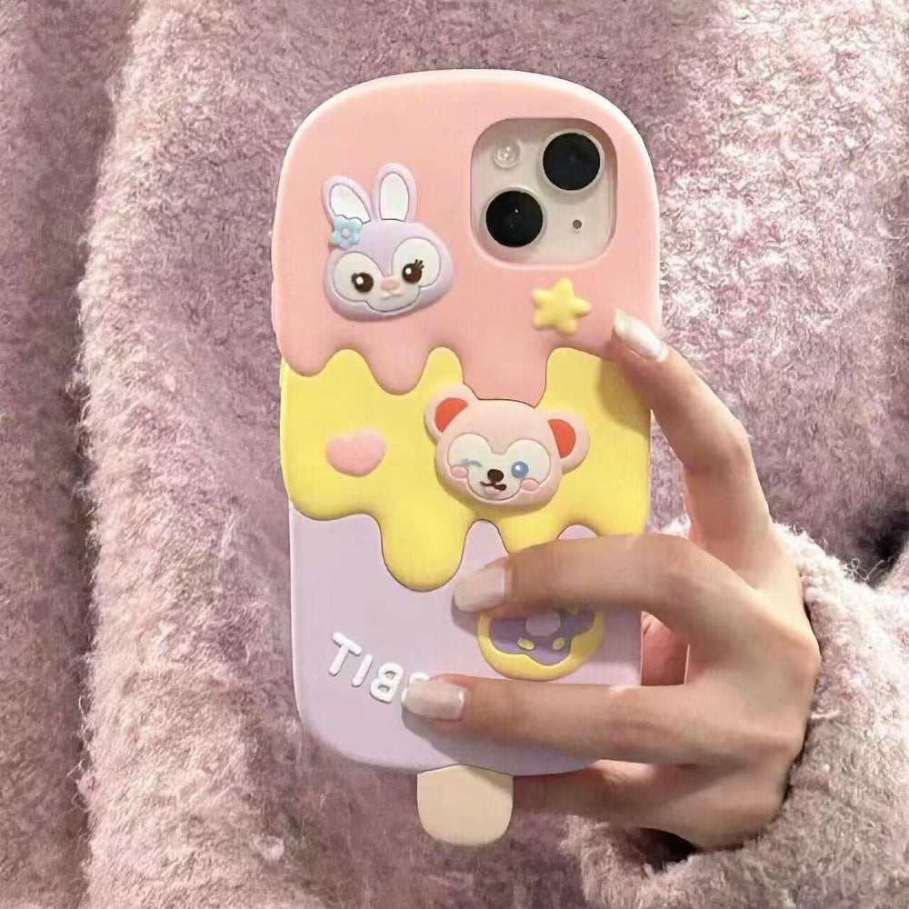 Ice candy Rabbit Toy Silicone Soft Phone Case - iPhone 14 Pro Max