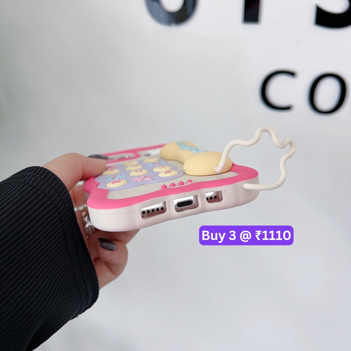 Kitty Telephone TPU (Soft) Silicone Phone Case - iPhone 13 Pro Max