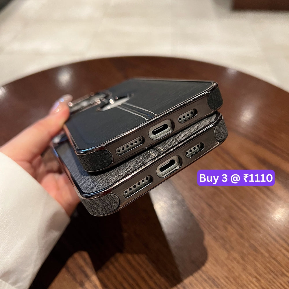 Leather Stitching Texture Logo Phone Case - Samsung A14