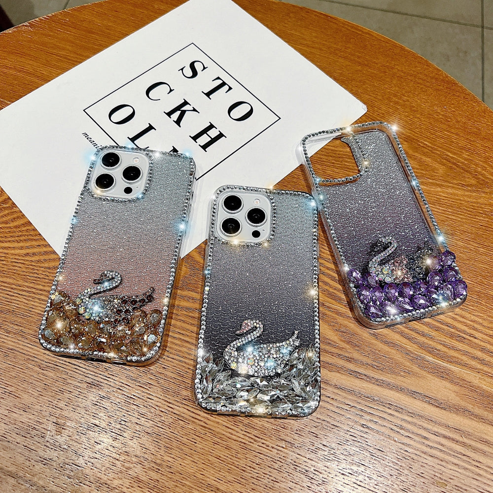 Luxury Design Rhinestone TPU (Soft) | PC (Hard) Phone Case - iPhone 16 Pro