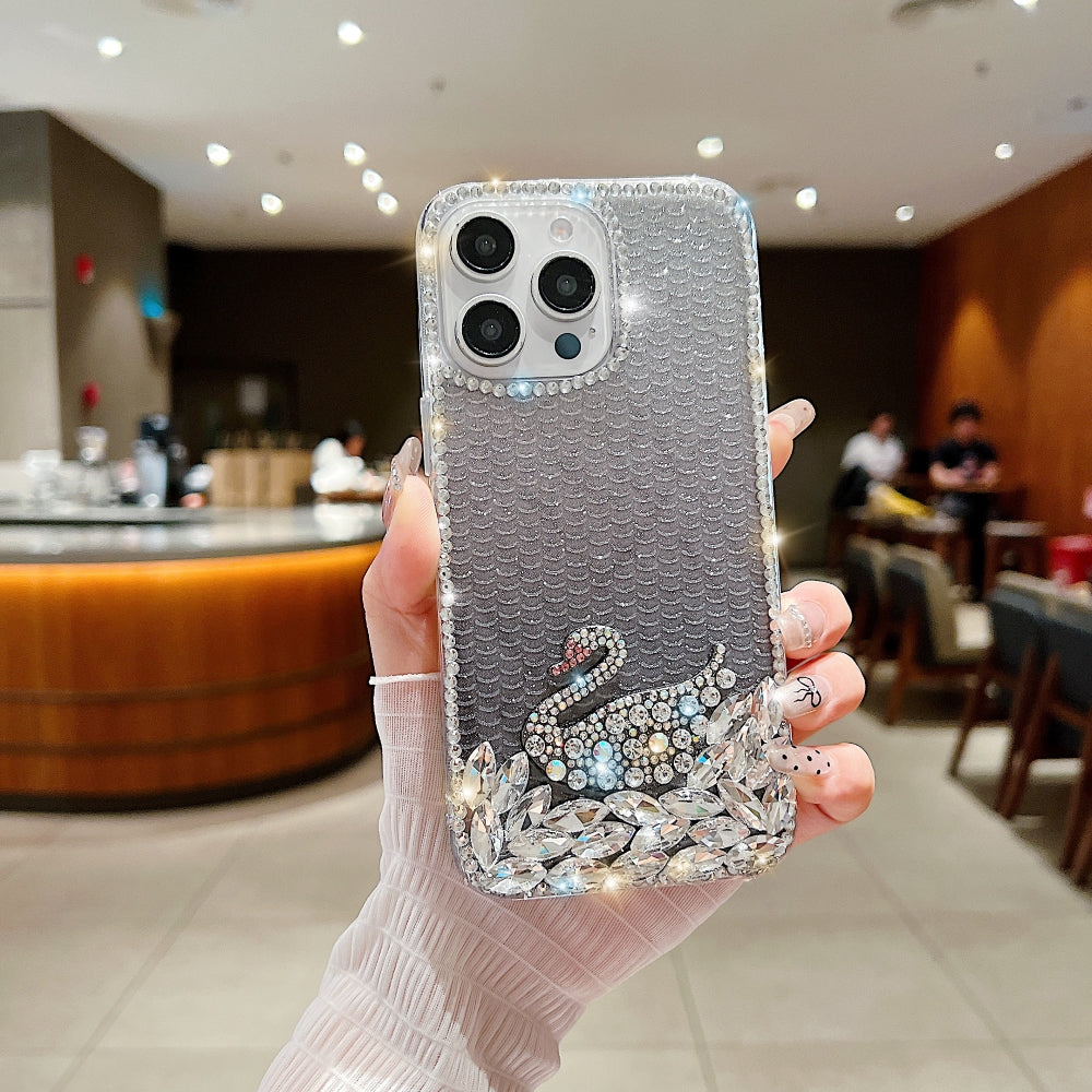 Luxury Design Rhinestone TPU (Soft) | PC (Hard) Phone Case - iPhone 13 Pro