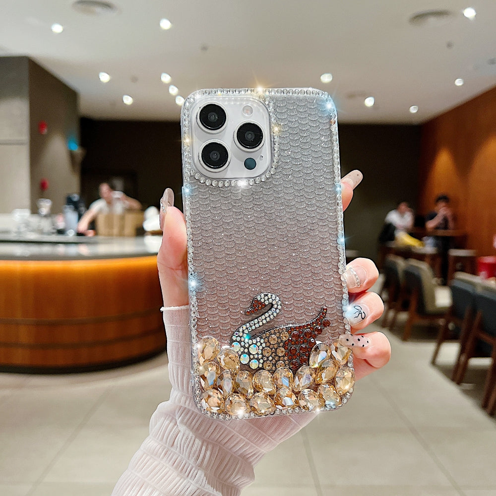 Luxury Design Rhinestone TPU (Soft) | PC (Hard) Phone Case - iPhone 13 Pro