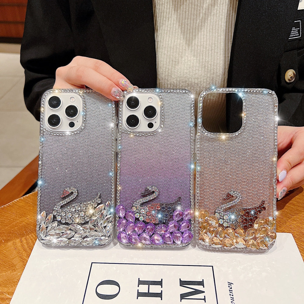 Luxury Design Rhinestone TPU (Soft) | PC (Hard) Phone Case - iPhone 14 Plus