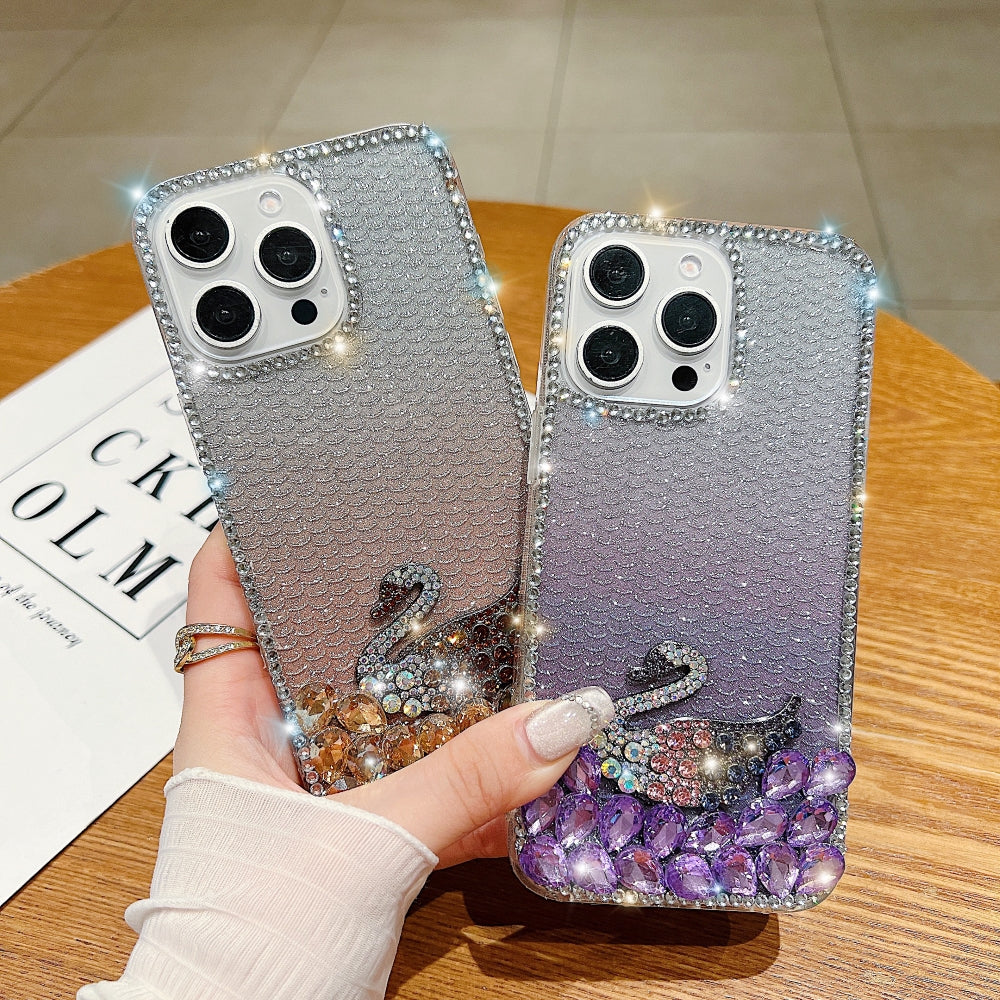 Luxury Design Rhinestone TPU (Soft) | PC (Hard) Phone Case - iPhone 13 Pro