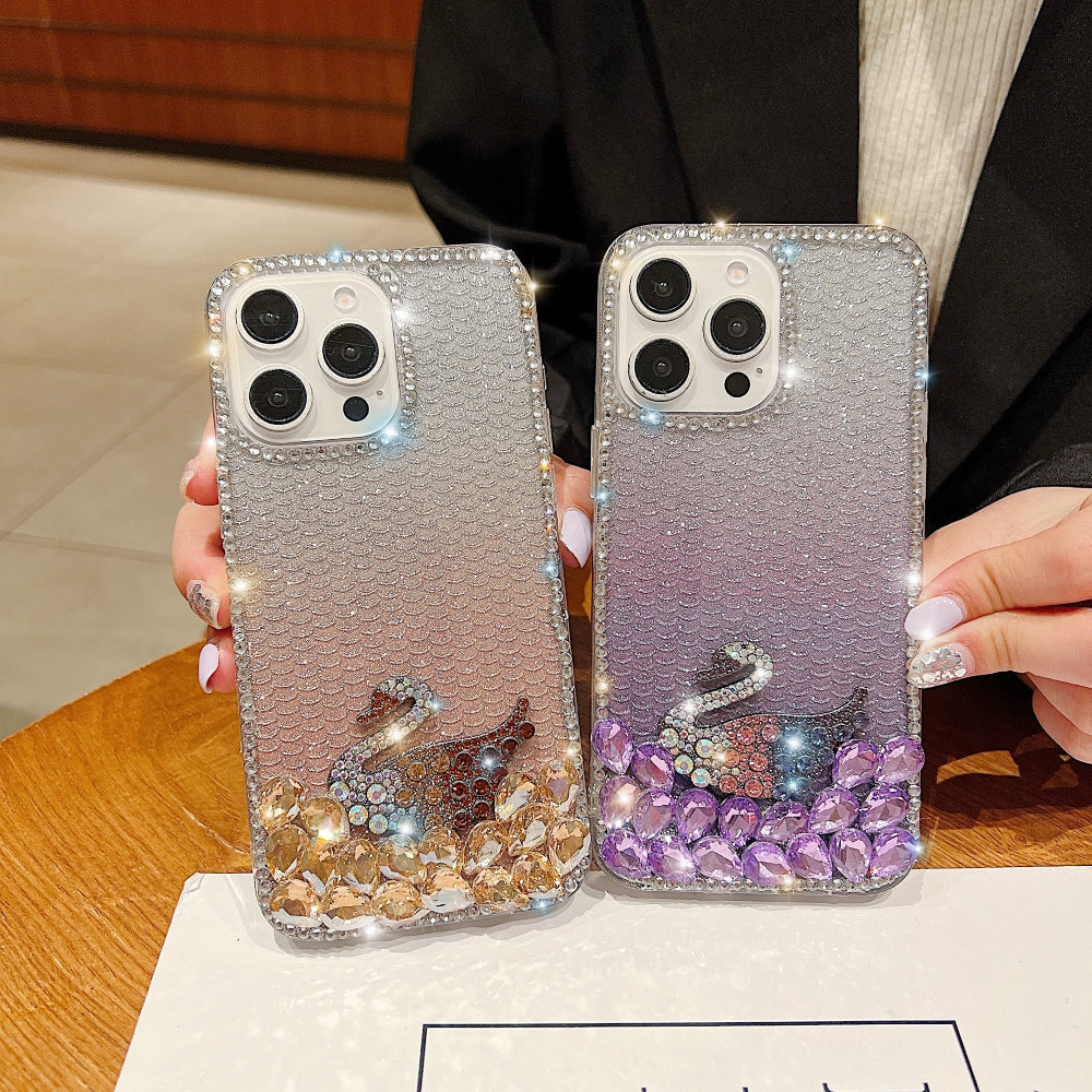 Luxury Design Rhinestone TPU (Soft) | PC (Hard) Phone Case - iPhone 16 Pro