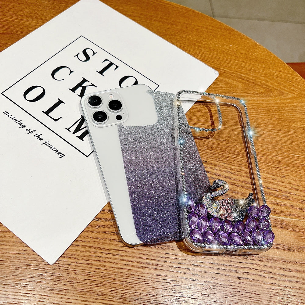 Luxury Design Rhinestone TPU (Soft) | PC (Hard) Phone Case - iPhone 13 Pro