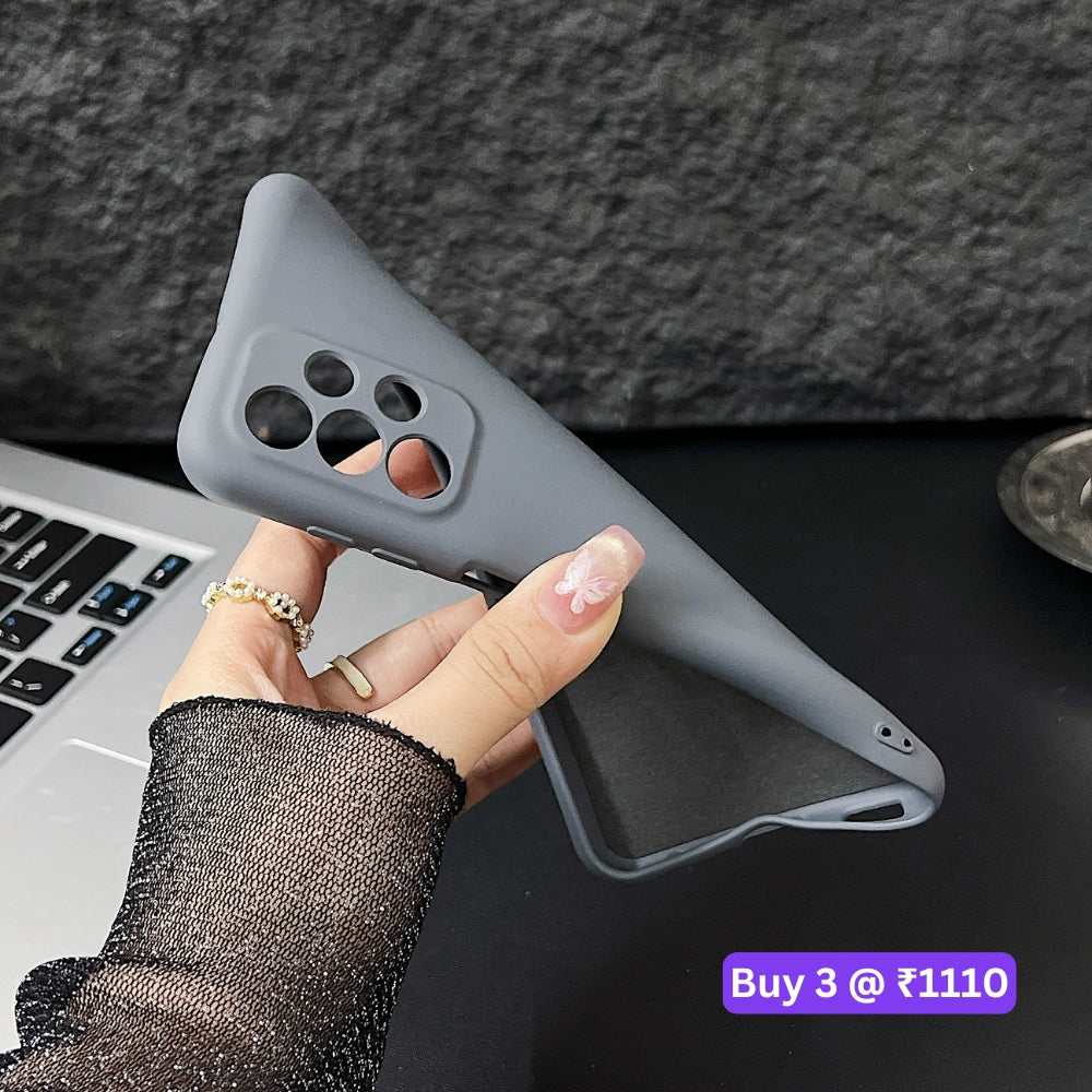 Matte Liquid Silicone Camera Protection TPU (Soft) Phone Case - Mi Note 9 Pro