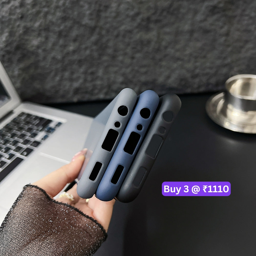 Matte Liquid Silicone Camera Protection TPU (Soft) Phone Case - Mi Note 9 Pro