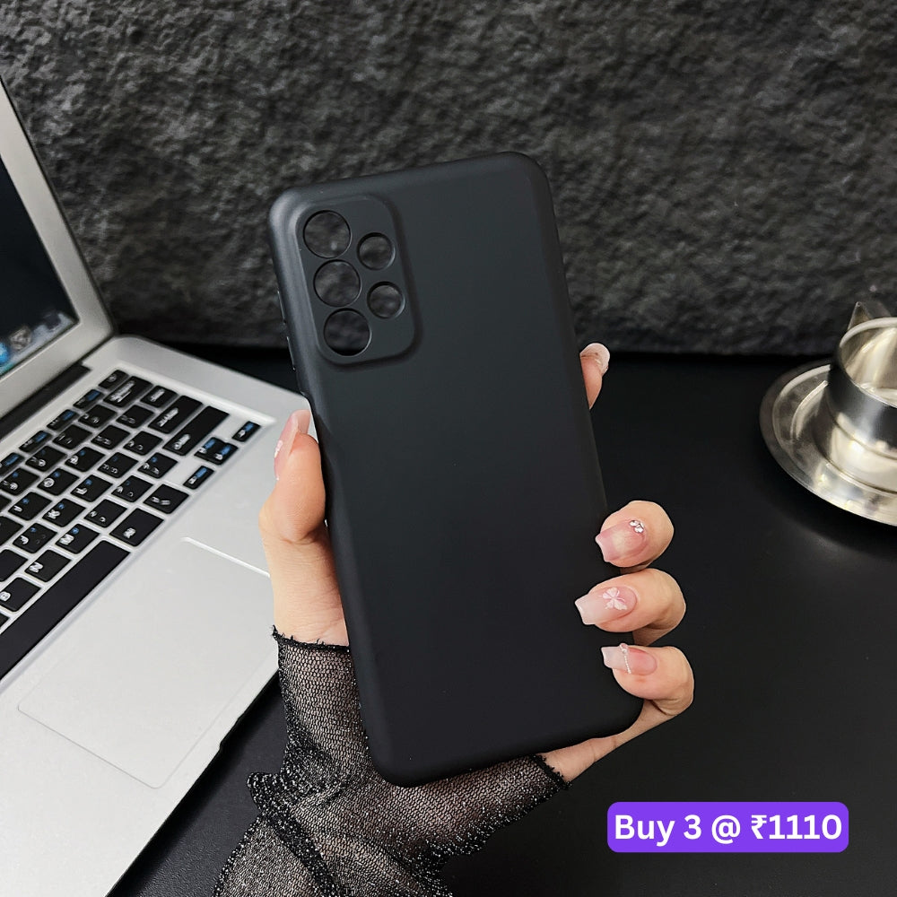 Matte Liquid Silicone Camera Protection TPU (Soft) Phone Case - Mi Note 9 Pro