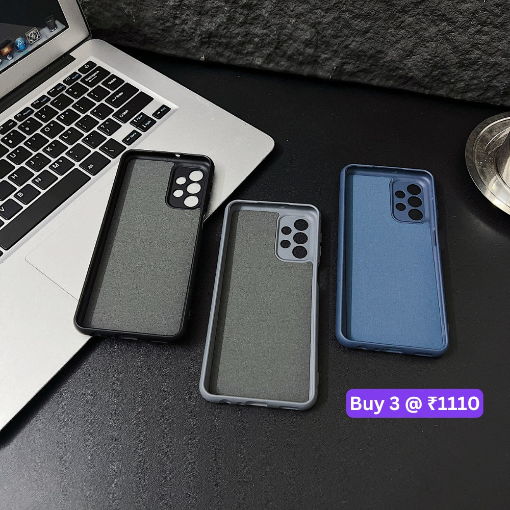 Matte Liquid Silicone Camera Protection TPU (Soft) Phone Case - Oppo A35