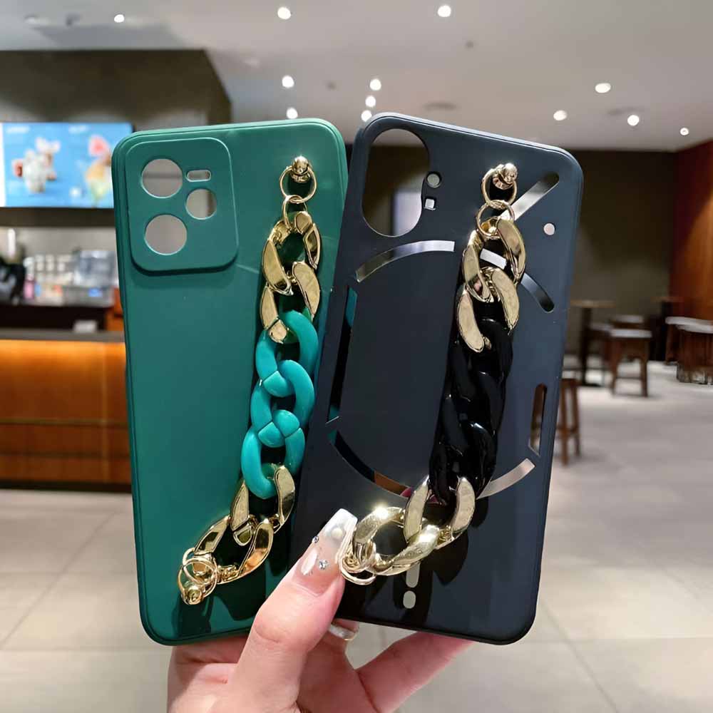 Bracelet Strap Camera Protection Color TPU Phone Case – Samsung A73 (5G)