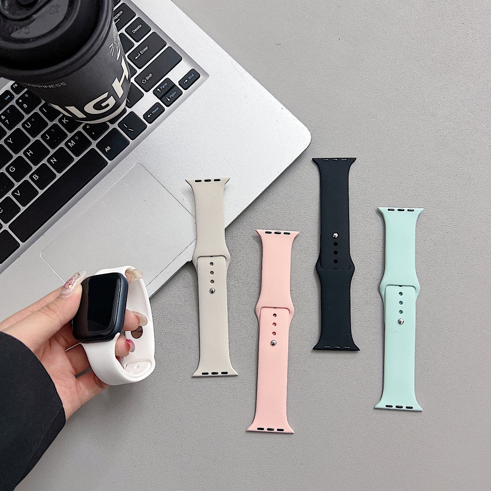 Soft Silicone Strap | Smartwatch Strap | Smartwatch Band for iWatch Series 9/8/7/6/5/4/3/2/1/Ultra 2/Ultra SE/SE 2