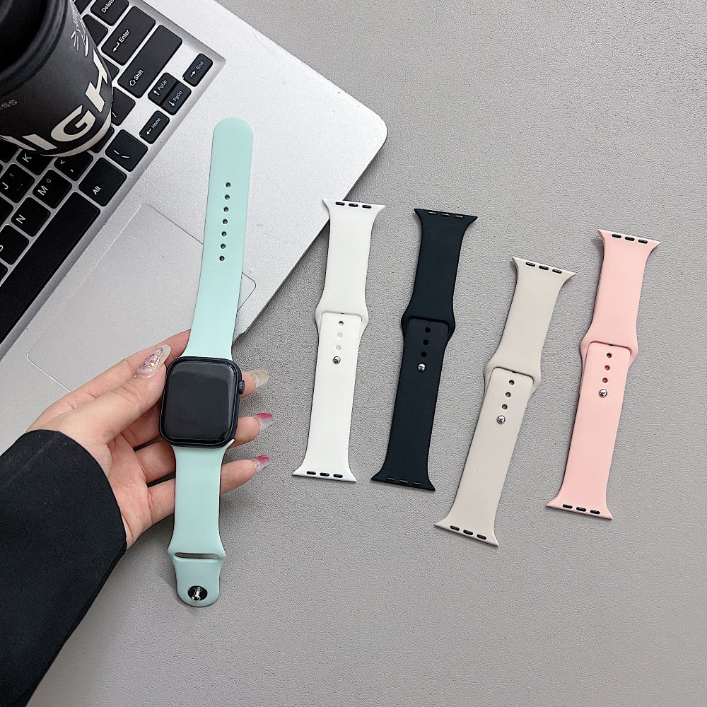 Soft Silicone Strap | Smartwatch Strap | Smartwatch Band for iWatch Series 9/8/7/6/5/4/3/2/1/Ultra 2/Ultra SE/SE 2