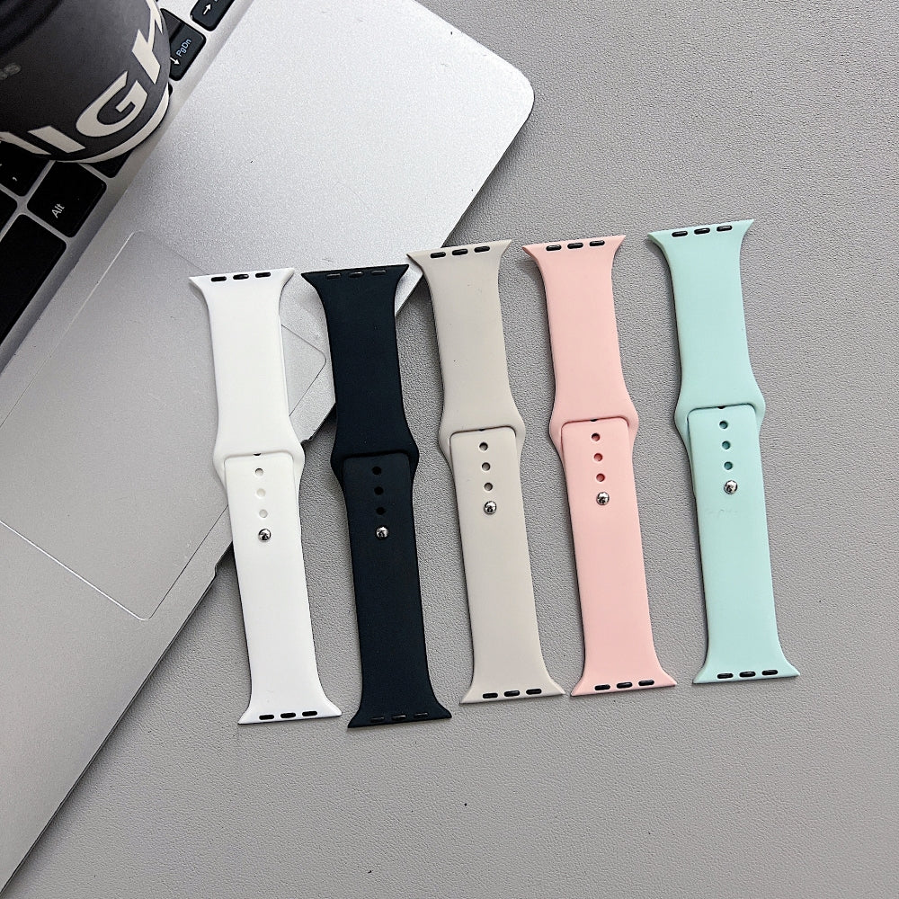 Soft Silicone Strap | Smartwatch Strap | Smartwatch Band for iWatch Series 9/8/7/6/5/4/3/2/1/Ultra 2/Ultra SE/SE 2