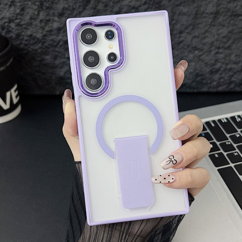 Shockproof Kickstand Magnetic Wireless Charge Phone Case - iPhone 13