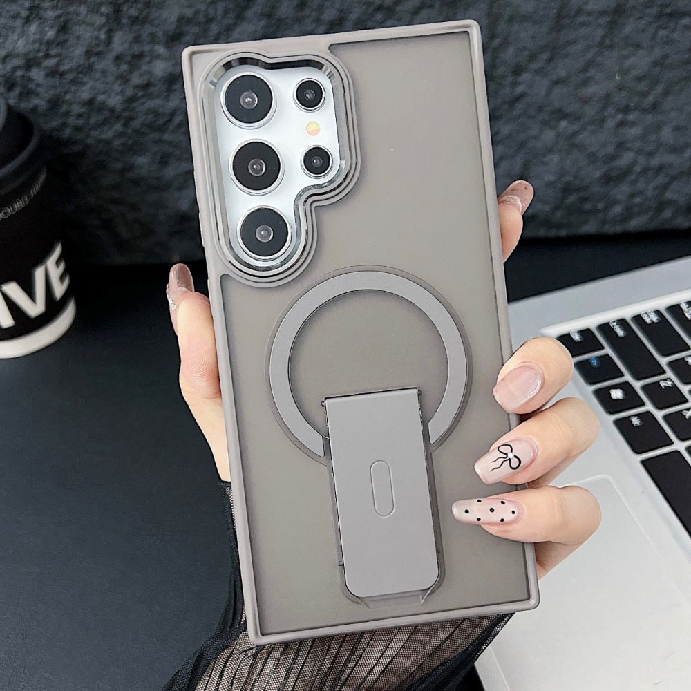 Shockproof Kickstand Magnetic Wireless Charge Phone Case - iPhone 14 Pro Max