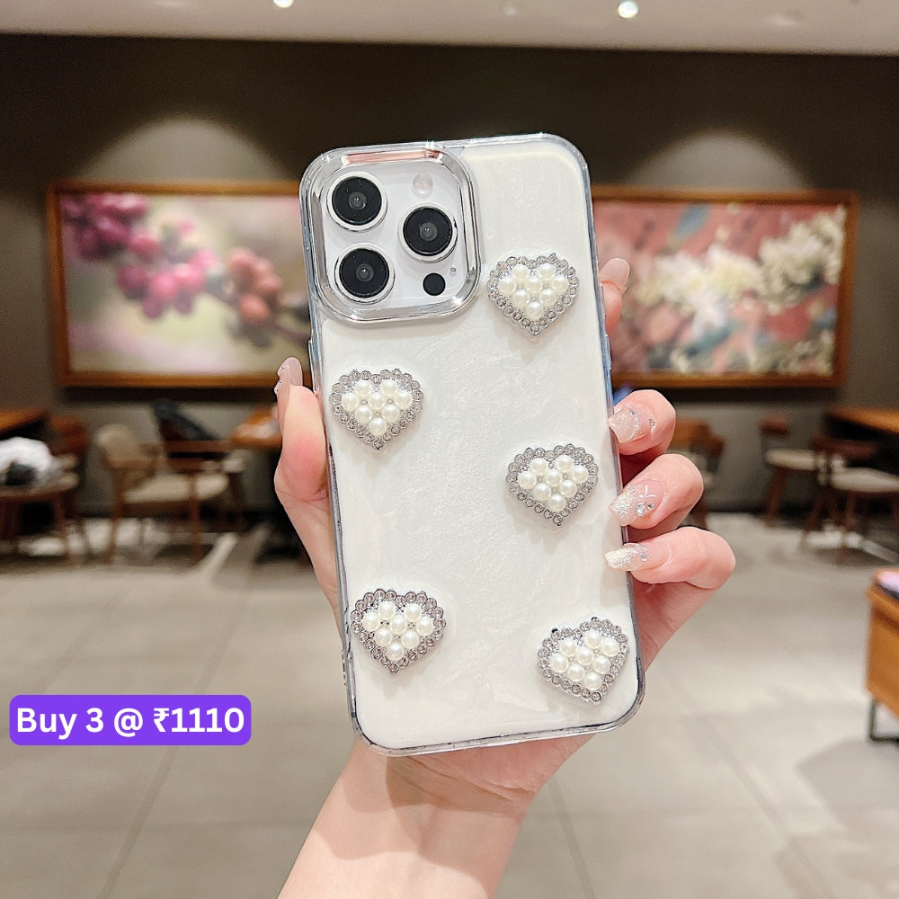 Tiny Bear | Flower | Heart | Mirror Shockproof TPU (Soft) Phone Case - Realme 12 Pro