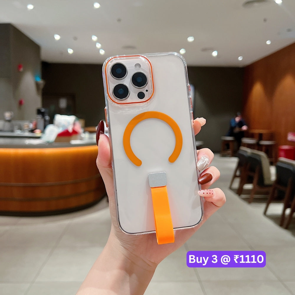 Transparent PC (Hard) Color Wireless Charging Phone Case - iPhone 16