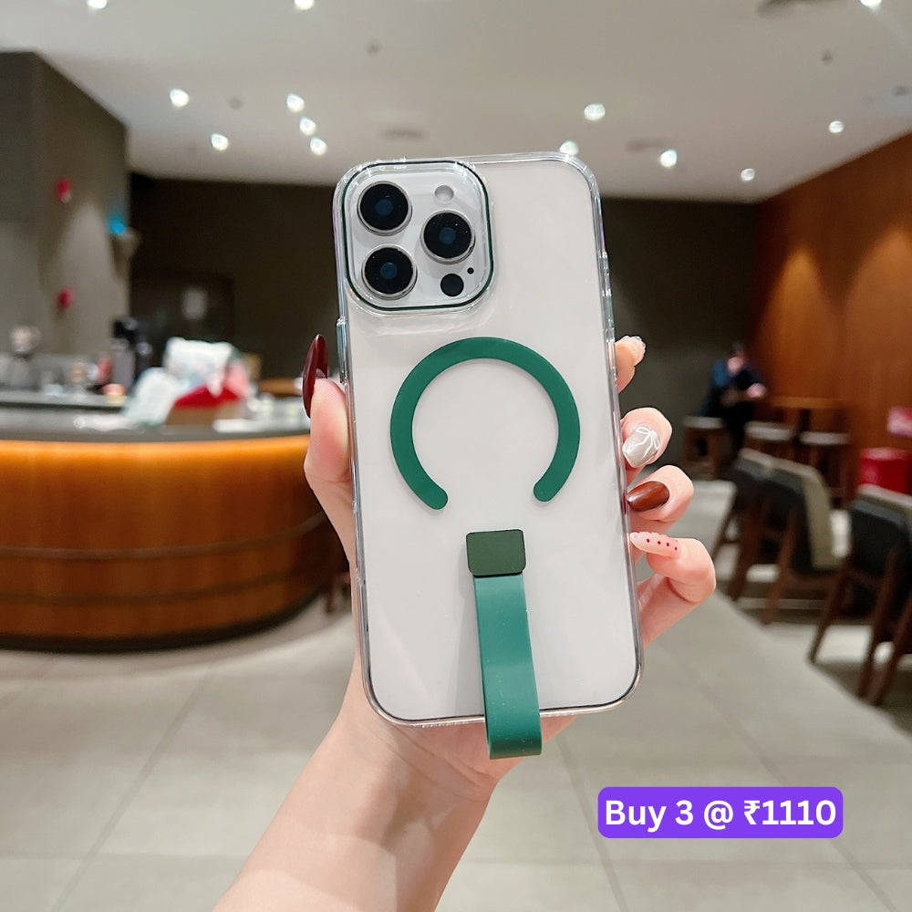 Transparent PC (Hard) Color Wireless Charging Phone Case - iPhone 16