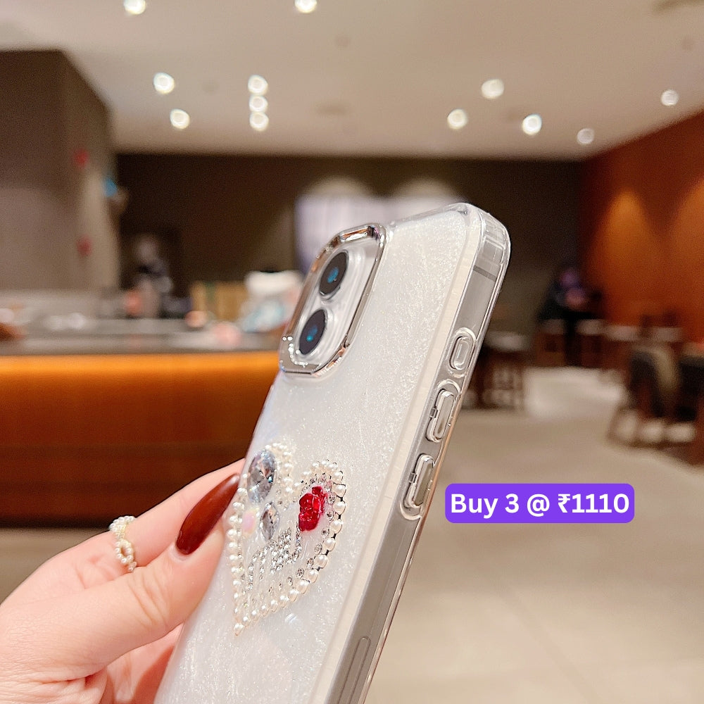 Transparent Rubber Gel TPU (Soft) Phone Case with Bracelet - Samsung S23 Ultra