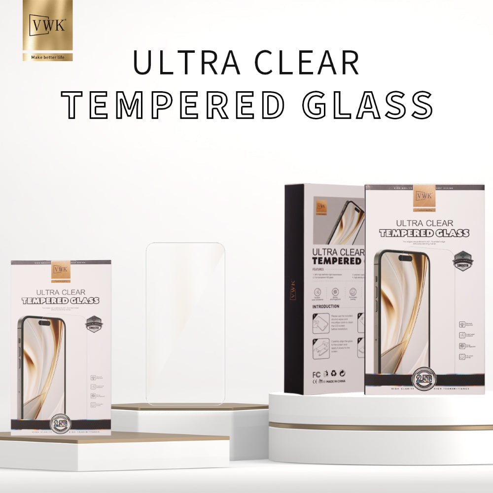 Ultra Clear High Aluminum Smooth Tempered Glass