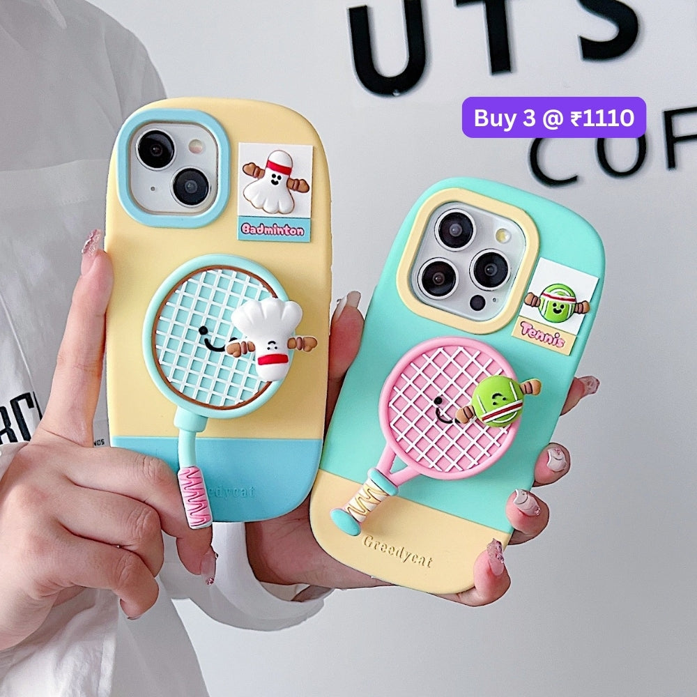 Unique Tennis Silicone Soft Phone Case | Mobile Cover - iPhone 14