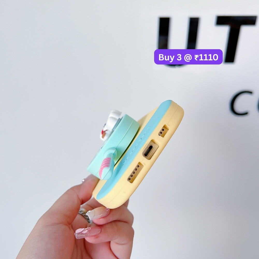 Unique Tennis Silicone Soft Phone Case | Mobile Cover - iPhone 15 Pro Max