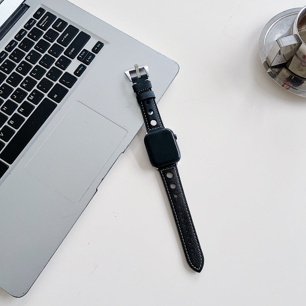 Vintage PU Leather Watch Band | Watch Strap for iWatch Series 9/8/7/6/5/4/3/2/1/Ultra 2/Ultra SE/SE 2