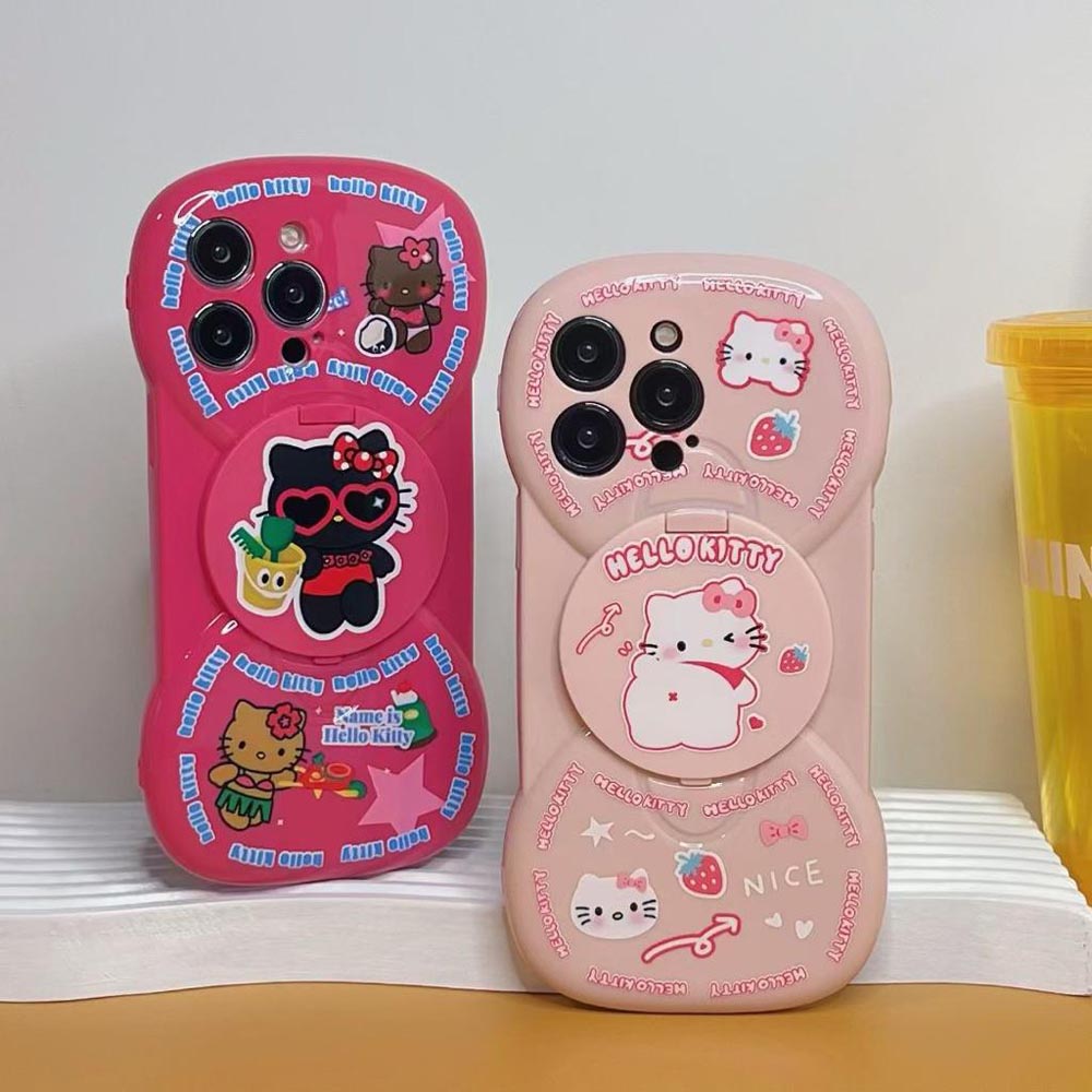 Hello Kitty TPU Case With Mirror Stand - iPhone 11