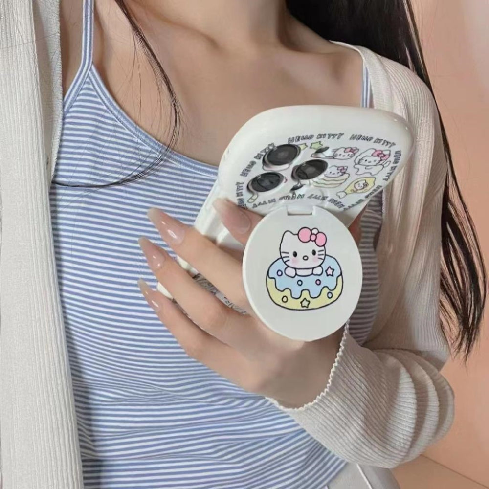 Hello Kitty TPU Case With Mirror Stand - iPhone 11