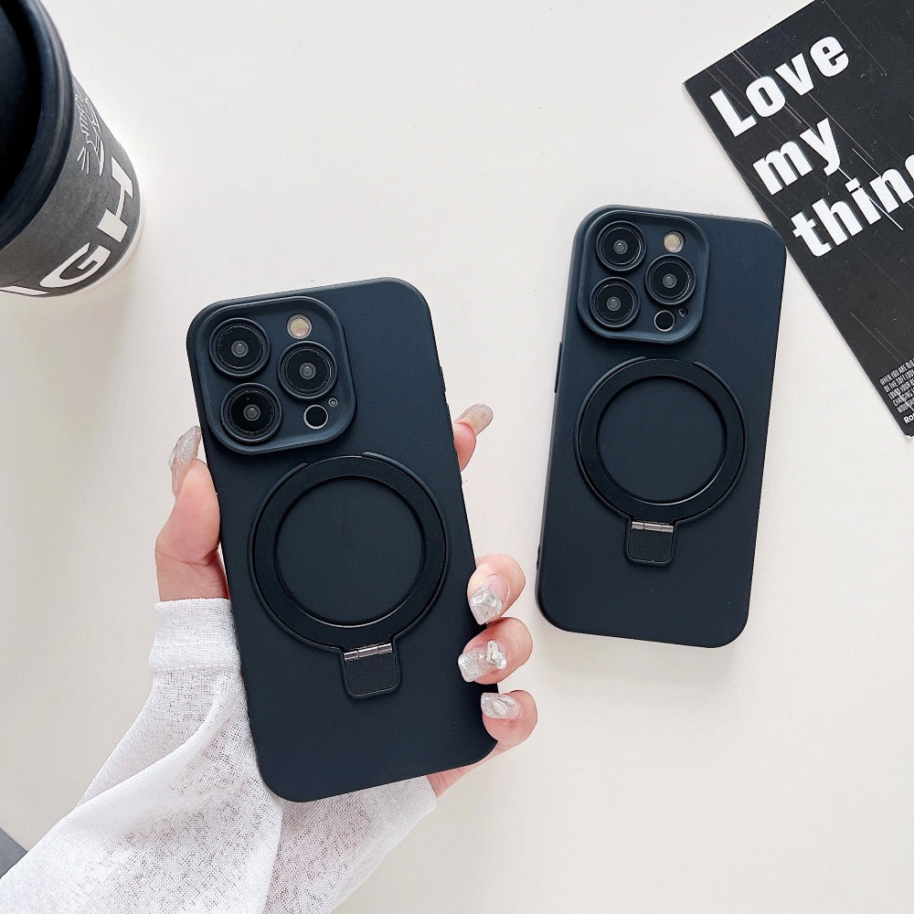 Wireless Charging Kickstand Phone Case - iPhone 15 Pro