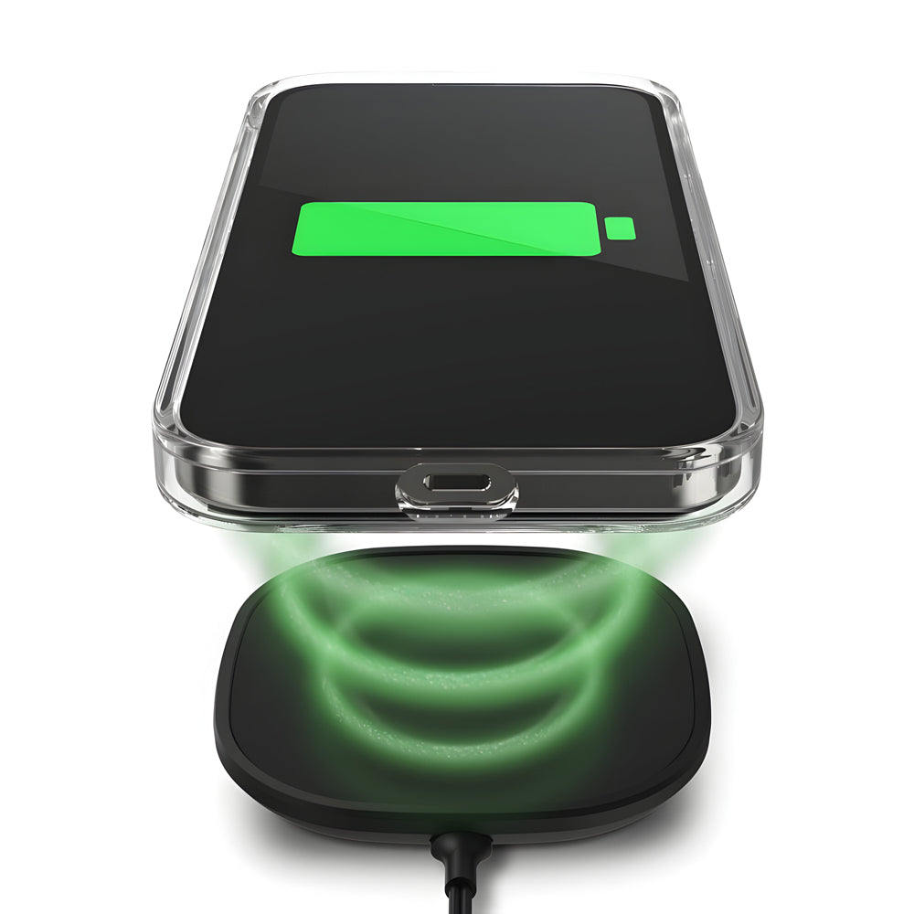 Transparent Magnetic Wireless Charging Anti-fall PC (Hard) Case – iPhone 15 Plus