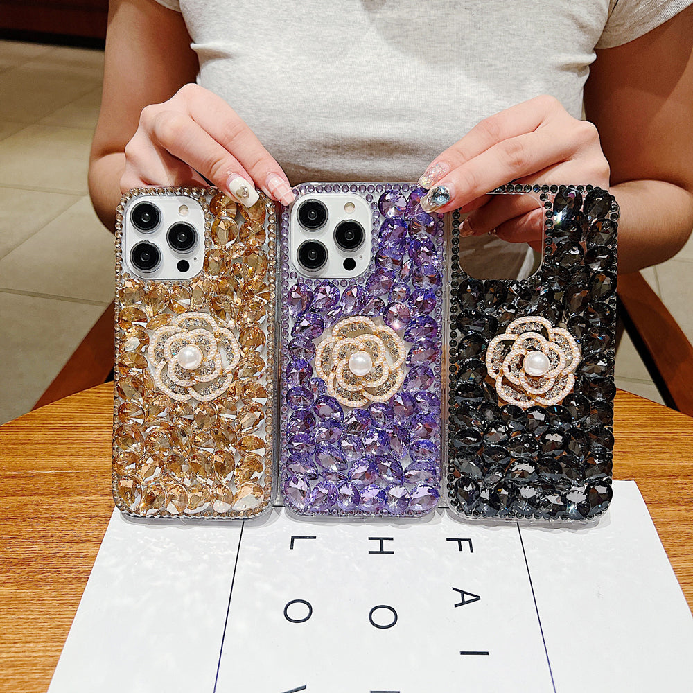 Diamond Flower TPU (Soft) | PC (Hard) Case - iPhone 11