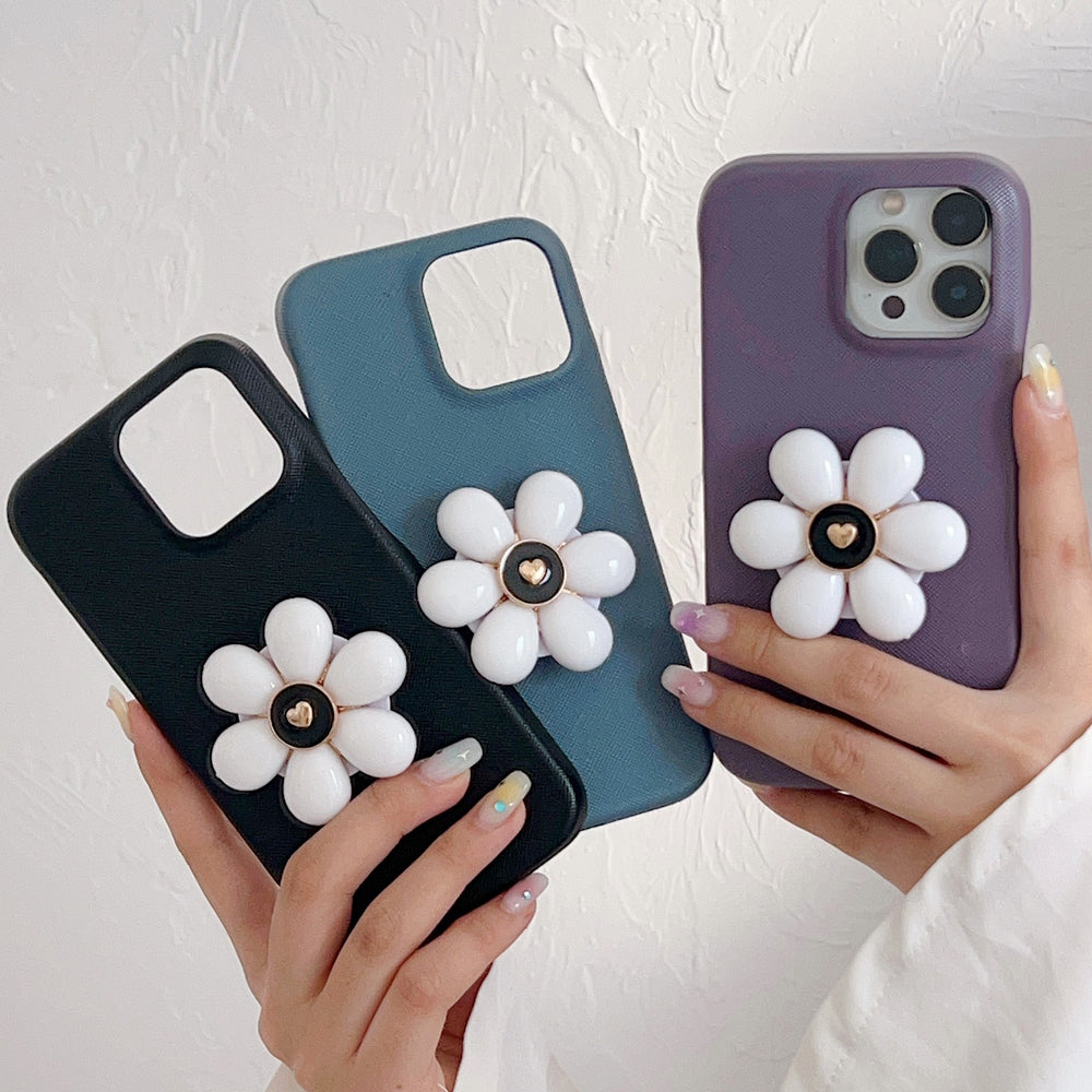 Flower Stand Shockproof PC (Hard) Cover - iPhone 12 Pro Max