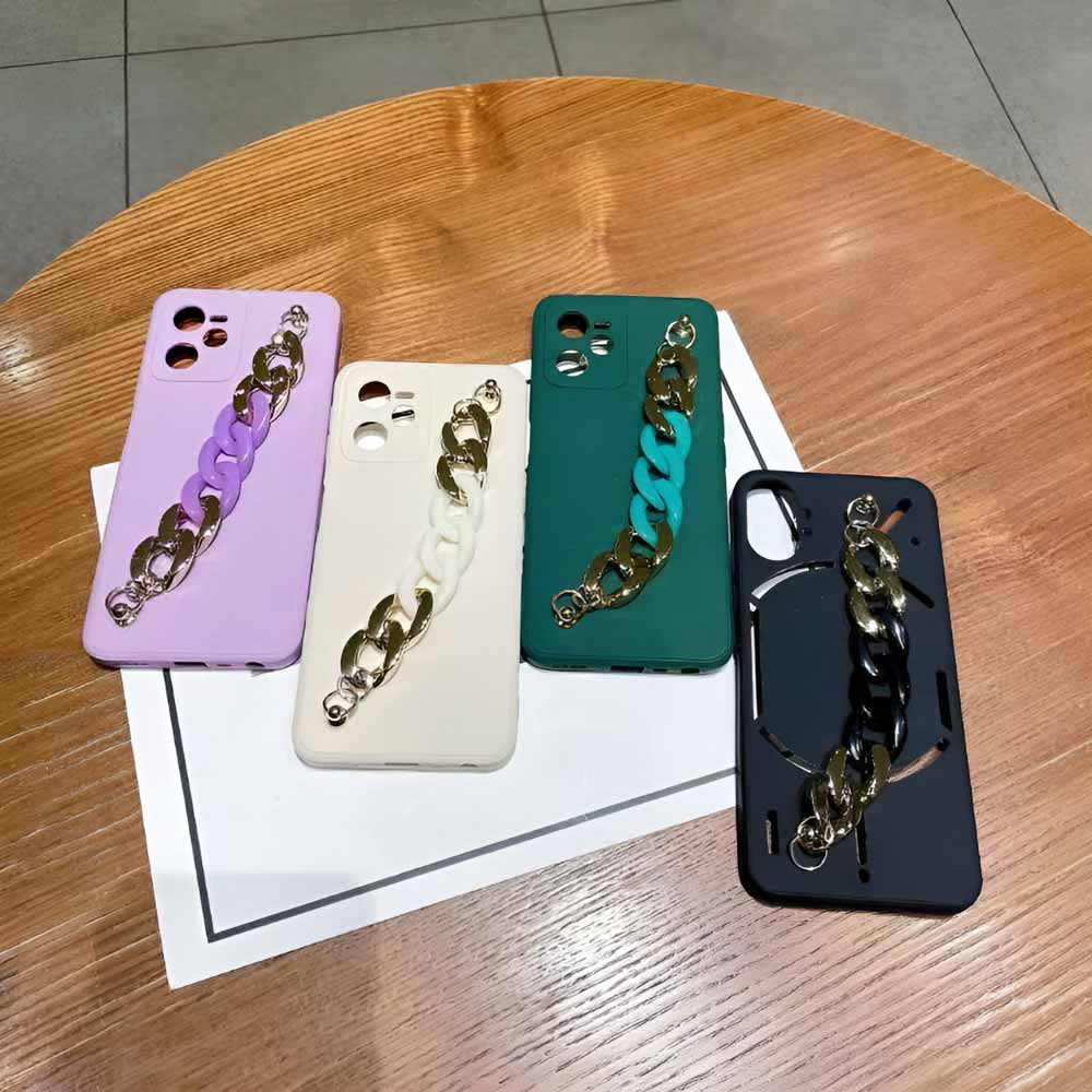 Bracelet Strap Camera Protection Color TPU Phone Case – Samsung M53 (5G)